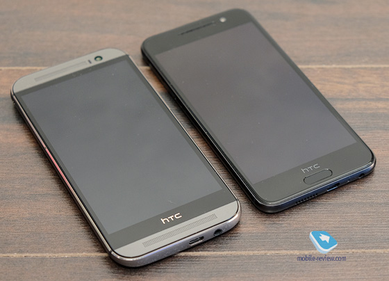 У порівнянні з HTC One M9