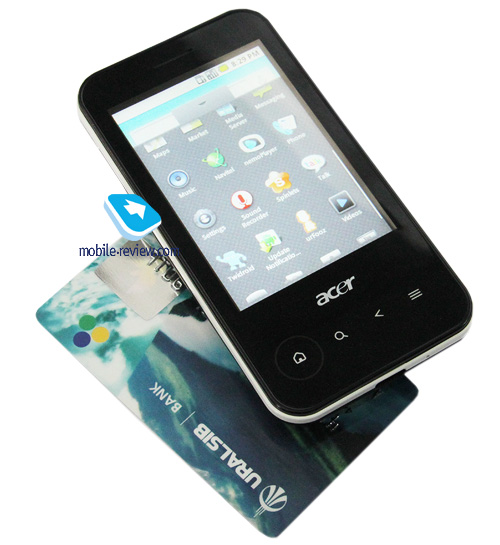 Смартфон (комунікатор, як завгодно) Acer beTouch E400 - другий з трьох нових Android-апаратів компанії, які були представлені на MWC 2010